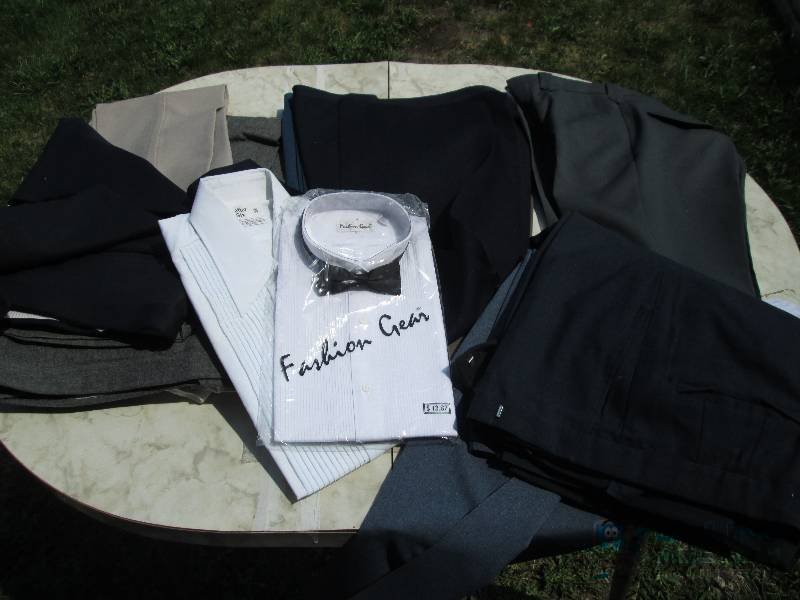 Lot of assorted mens formal wear...