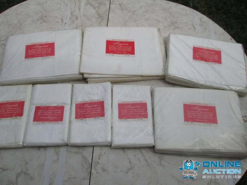 Lot of new muslin sheets and pillow...