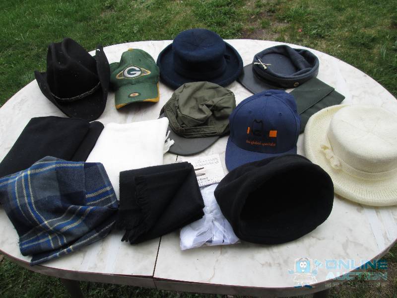 Lot of caps hats and bow accessorie...
