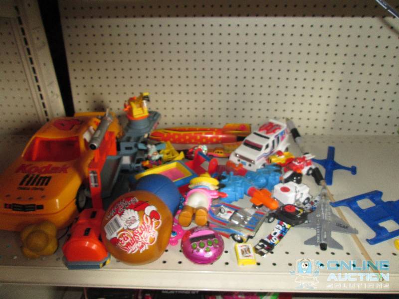 Lot of toy cars and other toys...