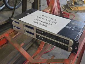 Lot of (2) Symetrix SymNet Radius AEC Rack-Mount Network Switch Electronic Equipment