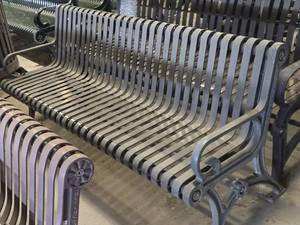 Metal Park Bench