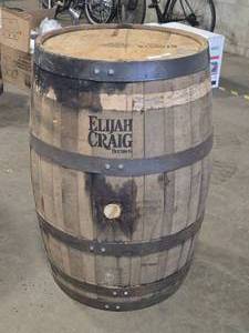 53-Gallon White Oak Barrel  Elihaj Craig Bourbon logo