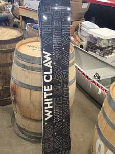 Snowboard  White Claw logo  (in original packaging)