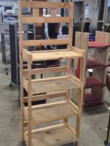 Wood Retail Display Rack
