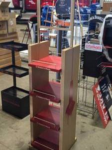 Retail Display Rack  Makers Mark logo