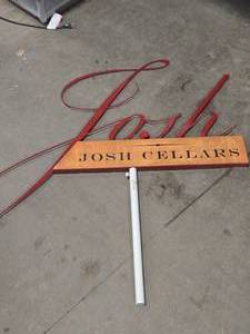 Display Sign  Josh Cellars logo