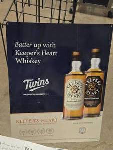 Metal Display Sign  Keepers Heart logo