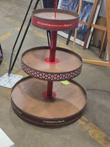 Display Stand 3-tier  Makers Mark logo