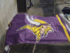 Flag  Wincraft - Minnesota Vikings logo