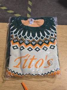 Sweater  Titos logo  Size 2-Xlarge