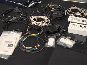 Extron Electronics System - with cords, adapters and manuals
