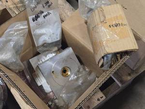Lot of (1 Box) Miscellaneous Snow Plow Parts