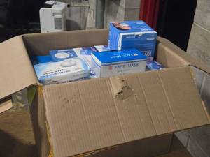 Lot of (1 Box (42 boxes of 50 per box)) Disposable Masks