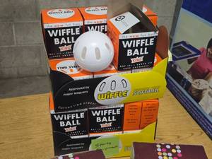 Lot of (22) Wiffle Ball King Perforated Plastic Soft Balls (in original packaging)