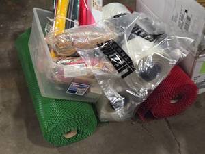 Rolls of Assorted Cello Wrap, Non-slip Drawer Liners, Lifetime Plastic Bags