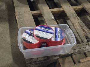 Lot of (5) Deluxe Vinyl Floor Tape 2x180 (x4)  1x180 (x1)