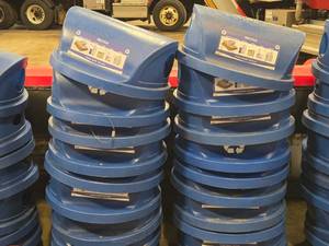 Lot of (15) Commercial Recycling Bin Toppers