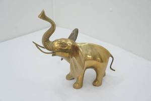 Vintage Brass Elephant Figurine