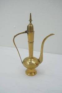 Vintage Brass Ewer 12 tall