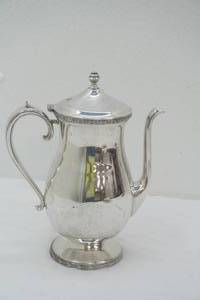 Vintage Portsmouth Silver Plate Coffee Pot  Tea Pot. 10 tall