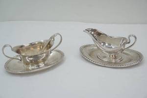 Vintage International Silver Co Gravy Boat Vintage 847 Rogers Bros Gravy Spoon Vintage Gravy Boat With Underplate (not marked)