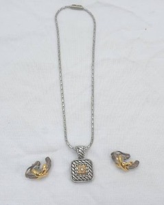 Vintage Necklace & Earring Set