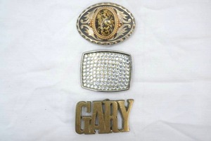 Vintage Fashion Bent Buckles (3ct)