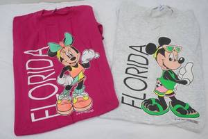 Vintage Walt Disney Florida T-Shirts. Size XL
