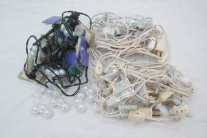 Christmas Village Lights and Other String Lights
