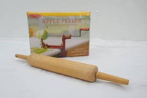 Apple Peeler and Wooden Pin