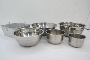 Aluminum Mixing Bowls, Angel Food Cake Pan
