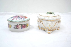 Porcelain Music Box Trinket Dishes