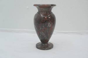 Decorative Stone Vase (Marble or Onyx) 8.25 tall by 4 diameter