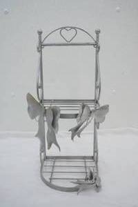 metal 2 tier wire shelf