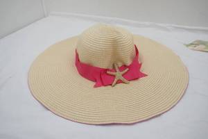Womens Sun Hat. Mudpie for Atlantis. 100% Paper Straw