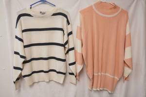 Womens Sweaters (2ct) Size 38 & L