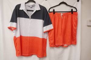 Mens Shorts and Polo Shirt Set. (4XL)