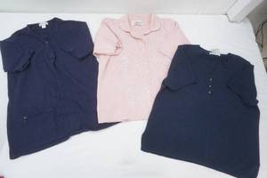 Womens Short Sleeve Sweater Tops (3ct LG)