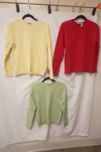 Womens Sweaters 3ct. Cherokee, Croft & Barrow size XL