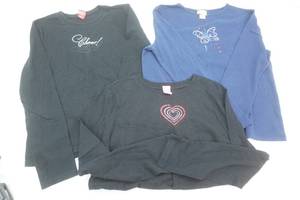 Womens Long-Sleeve Tops 3ct Size XL
