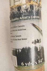 34 Roll of Painters Canvas
