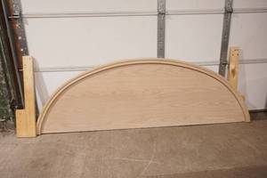 Arched Wooden Headboard. Queen Size