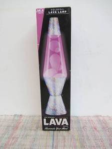 LAVA 14.5 Pinwheel Holographic Foil Novelty Table Lamp