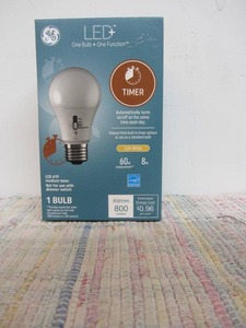 GE LED Timer Soft White A19 Light Bulb 4 out of 5 stars with 5 reviews