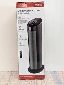 Lasko CT22495 22 Ceramic Tower Heater with Remote Control