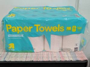 Make-A-Size Paper Towels - 12 Triple Rolls - 2-Ply - 150 Sheets - up&up