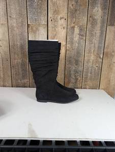 Cat & Jack - Fran Black Boots, Size 5