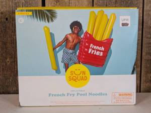 SUN SQUAD FRENCH FRY NOVELTY FLOAT - YELLOWRED