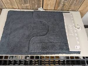 Luxury - Bath Rug, Gray, 2ct